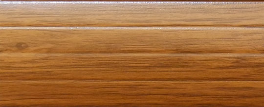 Set 5 Aluminum Slats 39 Mm Golden Oak 1m