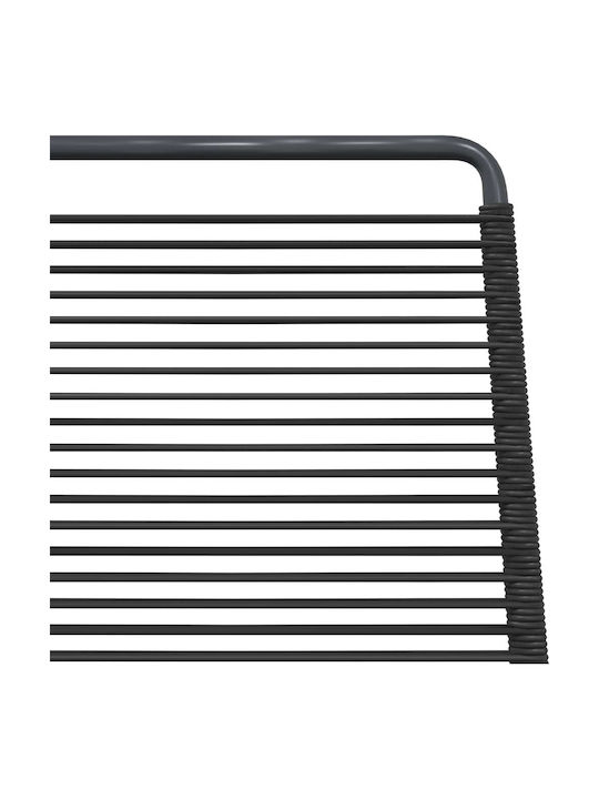 Outdoor Chair Rattan Black 2 Pieces 48x55x89.5 cm