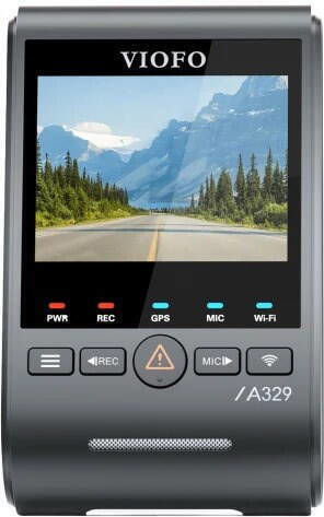 Viofo A329S Κάμερα DVR Αυτοκινήτου 4K με Οθόνη 2.4" Bluetooth, Wi-Fi, GPS