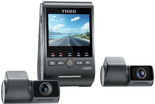 VIF A329T Σετ Κάμερα DVR Αυτοκινήτου 4K με Οθόνη 2.4" Wi-Fi, GPS & Κάμερα Οπισθοπορείας