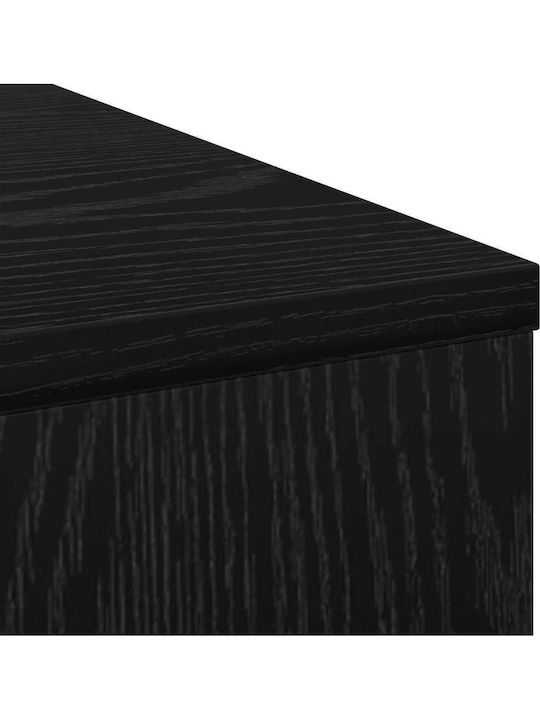 Desk Wooden Black Beech 100x40x75cm
