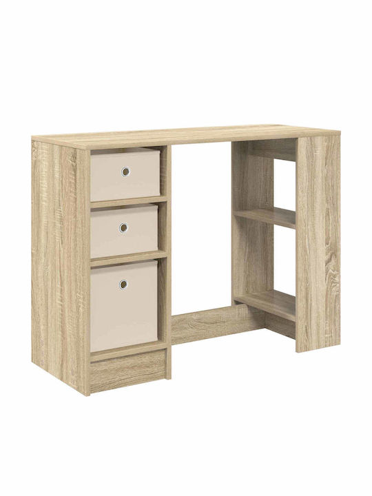 Wooden Desk Oak 100x40x75cm