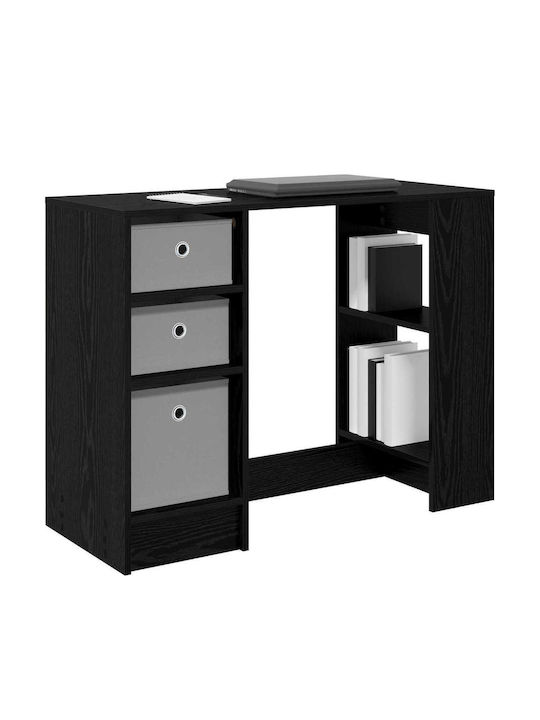 Desk Wooden Black Beech 100x40x75cm
