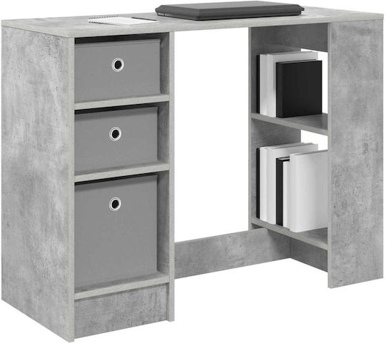 Wooden Desk Gray 100x40x75cm