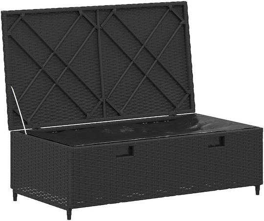 Set Camera De Zi Pentru Exterior 4 Piese Negru Cu Perne