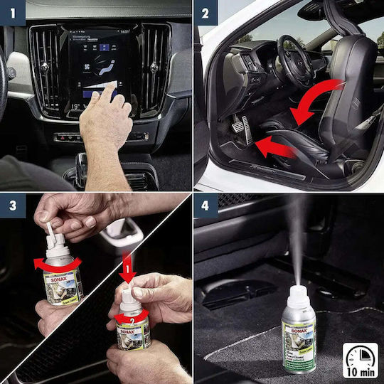 Sonax Spray De Curățare Pentru Aer Condiționat Auto Cu Parfum De Lămâie 100ml