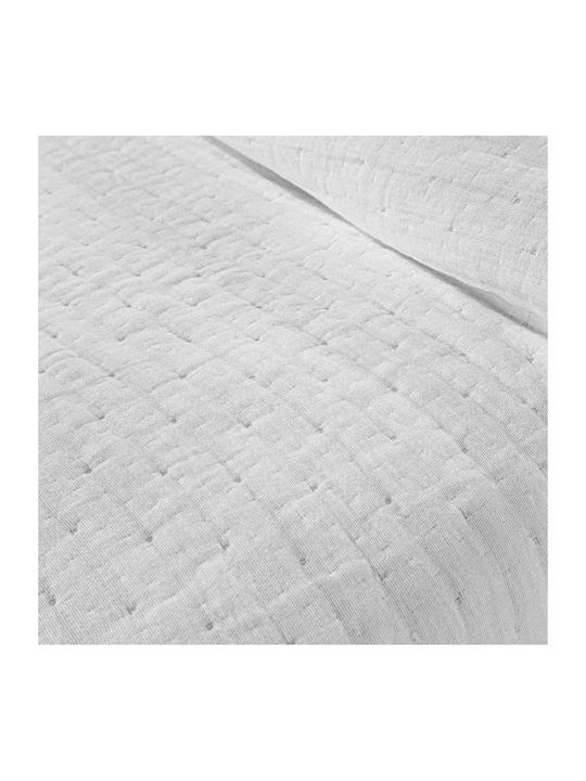 Guy Laroche Κουβερλί King Size Baumwolle Weiß 270x250cm