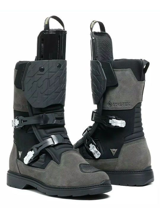 Dainese Overyond XT Men's Motocross Leather Gore-Tex Waterproof Boots Black/Grey