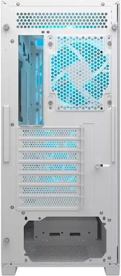 Cougar MX600 Air Gaming Middle Tower Carcasă PC cu Panou Lateral și Iluminare RGB Alb