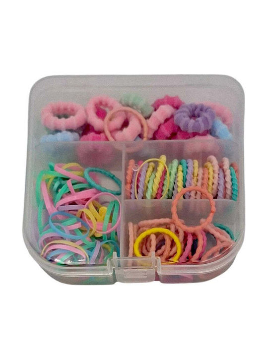 Flexi-plexi Подредба Детски Каучукови Ластици За Коса Многоцветен