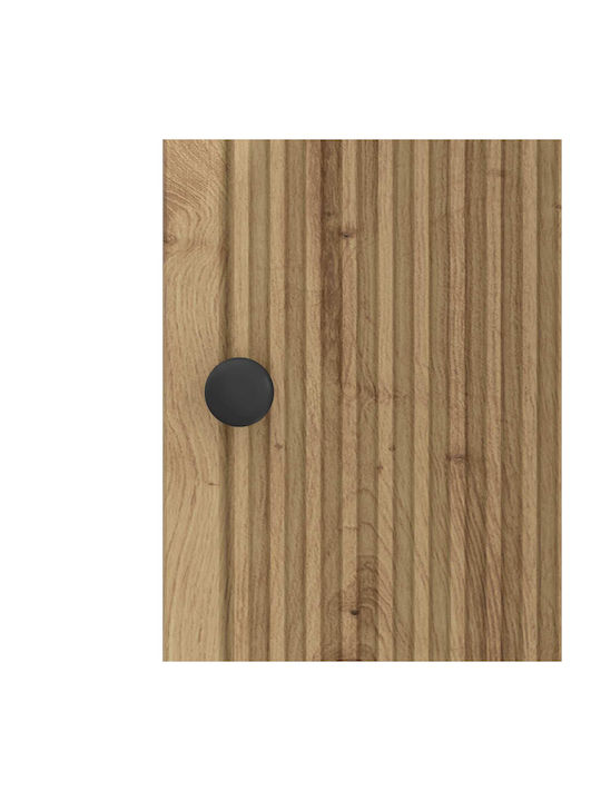 Επιδαπέδιο Ντουλάπι Τεχνίτικη Δρυς 33x34.5x90εκ.