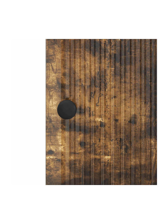 Bodenständiger Küchenschrank aus Räuchereiche 33x34.5x90cm