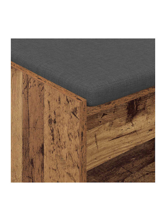 Hallway Furniture with Bench Old Wood 63x38x45 cm