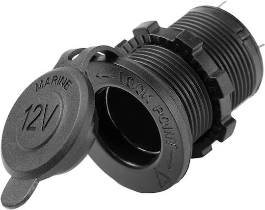 Wasserdichte Zigarettenanzünderbuchse 12v/24v Blaues LED-Beleuchtung & Schutzkappe Tc-461