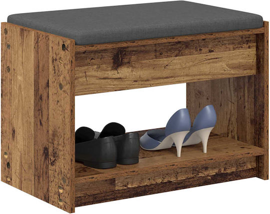Hallway Furniture with Bench Old Wood 63x38x45 cm