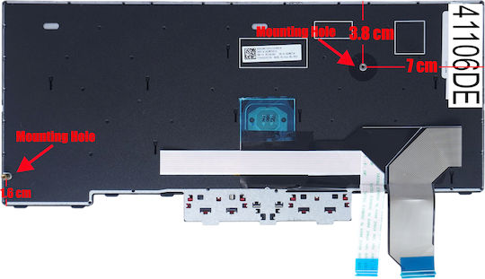 German Laptop Keyboard Lenovo Thinkpad L14 Gen 1 20u1 20u2 20u5 20u6 L14 Gen 2 20x1 20x2 20x5 20x6 5n20w67733 5n20w67805 5n20w67841 5n20w67697 With Pointer Black Code 41106de