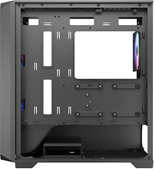 Cougar MX600 Mini V2 Gaming Mini Tower Кутия За Компютър Със Страничен Прозорец И RGB Осветление Черна