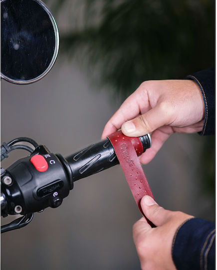 Trip Machine Motorcycle Protective Gear Handles Red