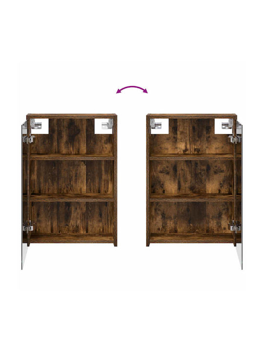 vidaXL Badezimmerspiegel Led mit Schrank 116x16cm Transparent