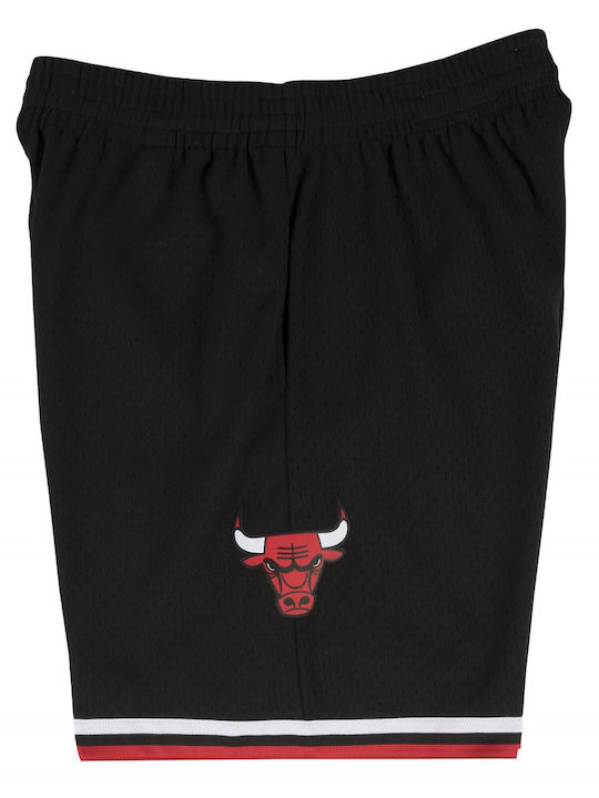 Chicago Bulls Αθλητική Ανδρική Βερμούδα Μαύρη
