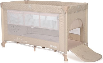 Lorreli Noemi Playpen 2 Levels With Mattress Green