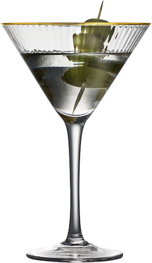 Lyngby Palermo Комплект Чаши Martini Коктейл Колонати Стъклени 250 мл 4 Броя