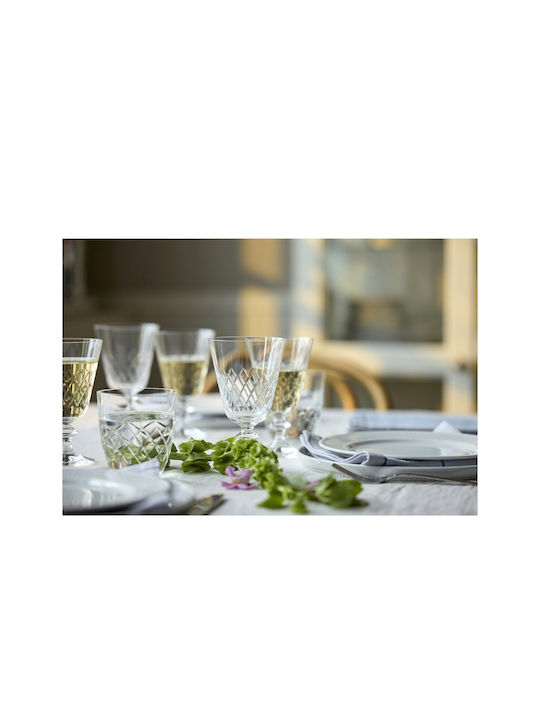 Lyngby Eaton Set Glasses for White Wine Made of Glass Goblets 230ml 2 Pieces