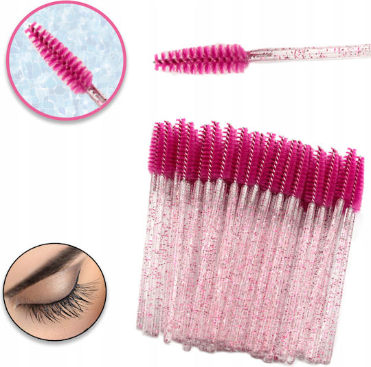 Set 50 Perii De Sprâncene De Unică Folosință Zola 9.5 Cm Lungime Roz