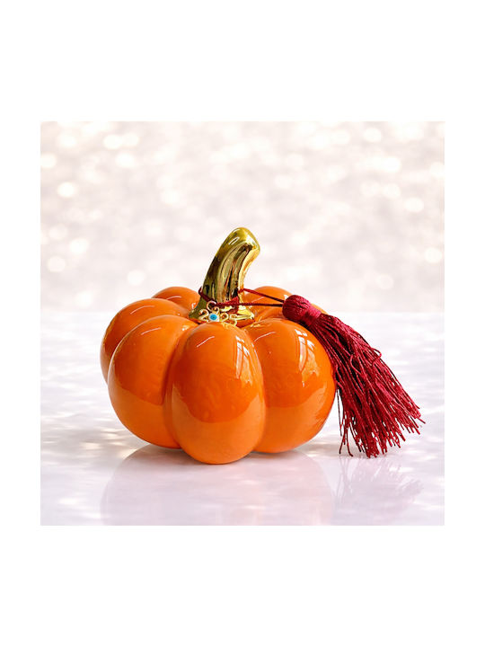 Lucky Charm Pumpkin Multicolour Ceramic 8x8cm 6 Pieces XH-2500
