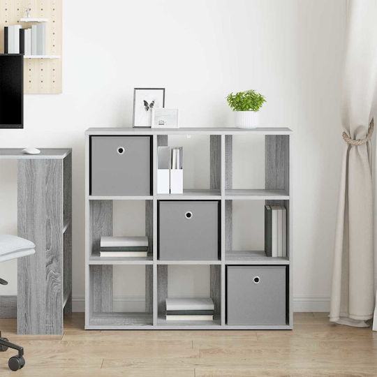 Wooden Storage Drawers with 3 Drawers M88.5xW29xH84.5cm
