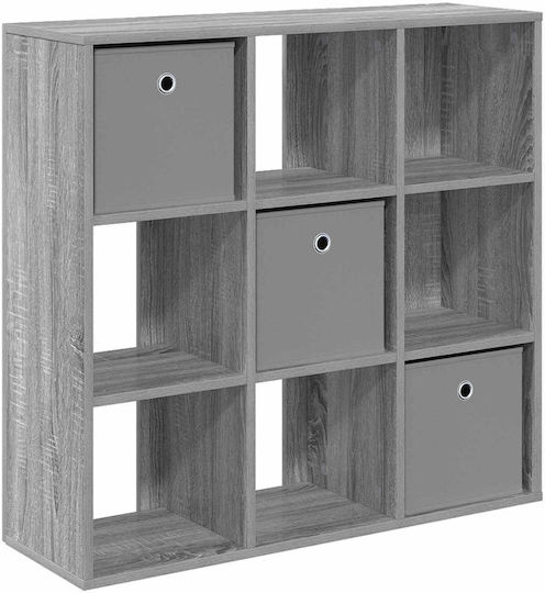 Wooden Storage Drawers with 3 Drawers M88.5xW29xH84.5cm