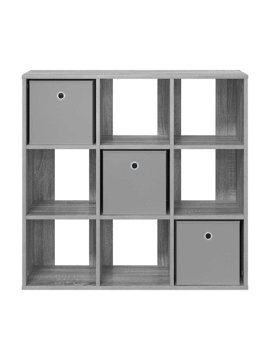 Wooden Storage Drawers with 3 Drawers M88.5xW29xH84.5cm