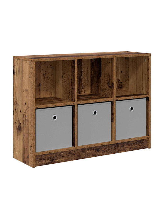 Wooden Storage Cabinet L88.5xW27.5xH63.5cm