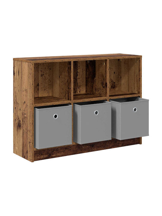 Wooden Storage Cabinet L88.5xW27.5xH63.5cm