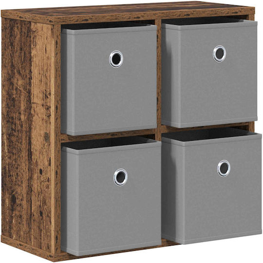 Living Room Cabinet Made of Particle Board Old Wood 49.5x22x47cm