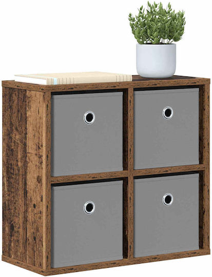 Living Room Cabinet Made of Particle Board Old Wood 49.5x22x47cm