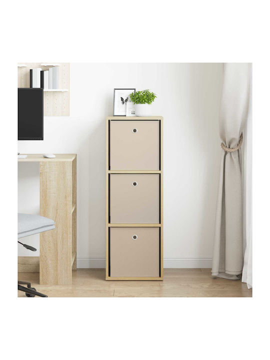Wooden Storage Cabinet with 3 Drawers M35xW32xH99.5cm