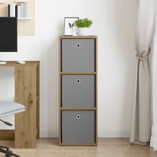 Wooden Storage Drawers with 3 Drawers M35xW32xH99.5cm