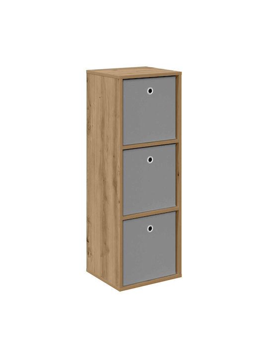 Wooden Storage Drawers with 3 Drawers M35xW32xH99.5cm