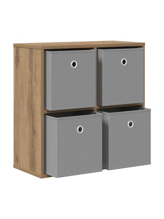 Storage Drawer Wooden W59.5xD27xH57cm