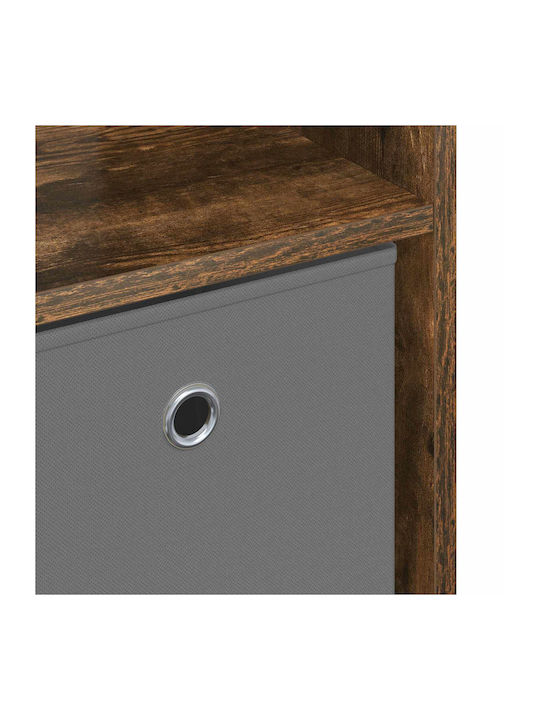 Wooden Storage Cabinet with 3 Drawers M73.5xW24xH69.5cm