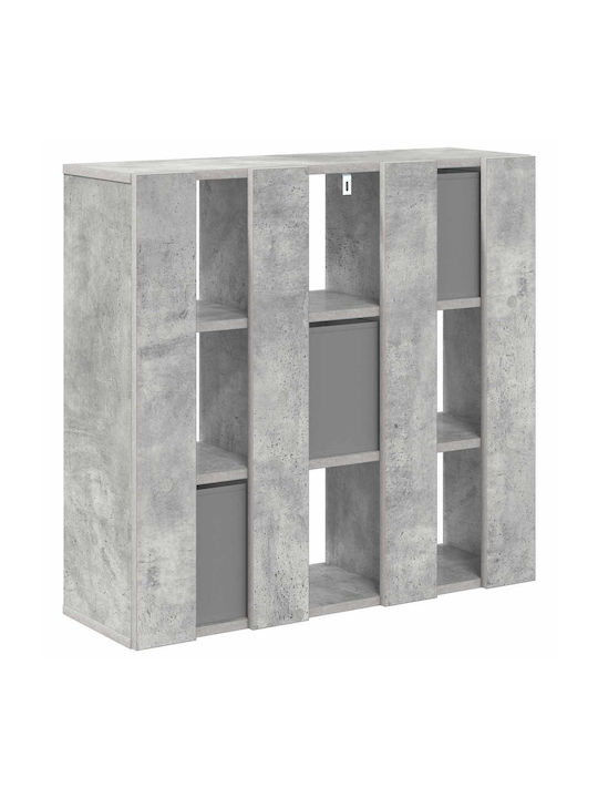 Wooden Storage Cabinet with 3 Drawers M73.5xW24xH69.5cm
