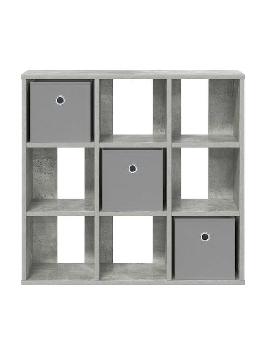 Wooden Storage Cabinet with 3 Drawers M73.5xW24xH69.5cm