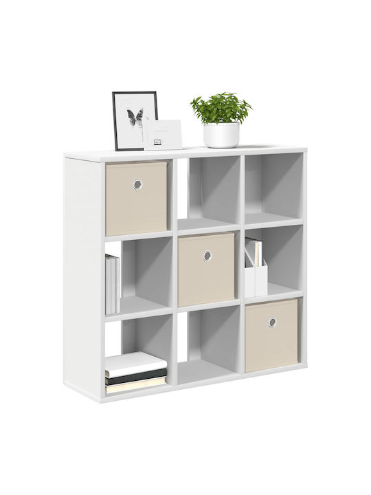 Wooden Storage Cabinet with 3 Drawers M73.5xW24xH69.5cm