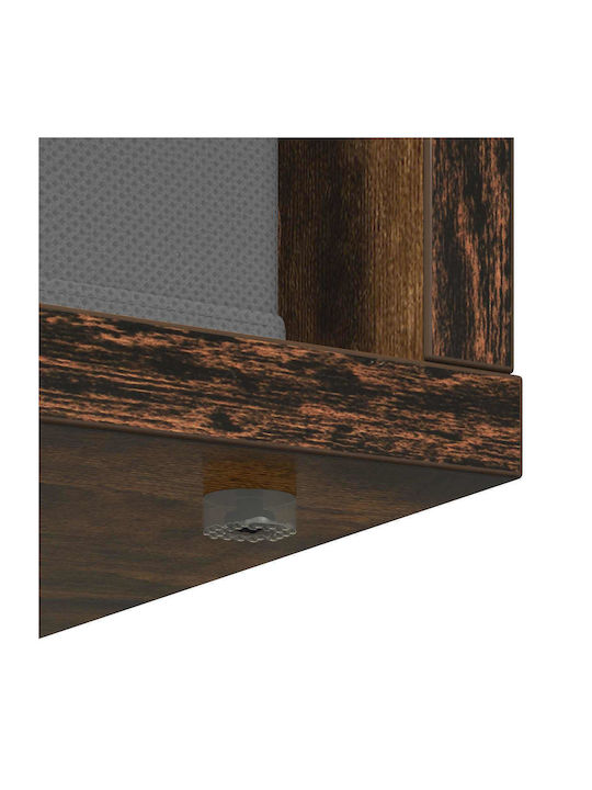 Wooden Storage Drawers with 3 Drawers W88.5xD29xH84.5cm
