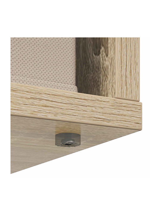 Wooden Storage Cabinet with 3 Drawers M102xP31xH99.5cm
