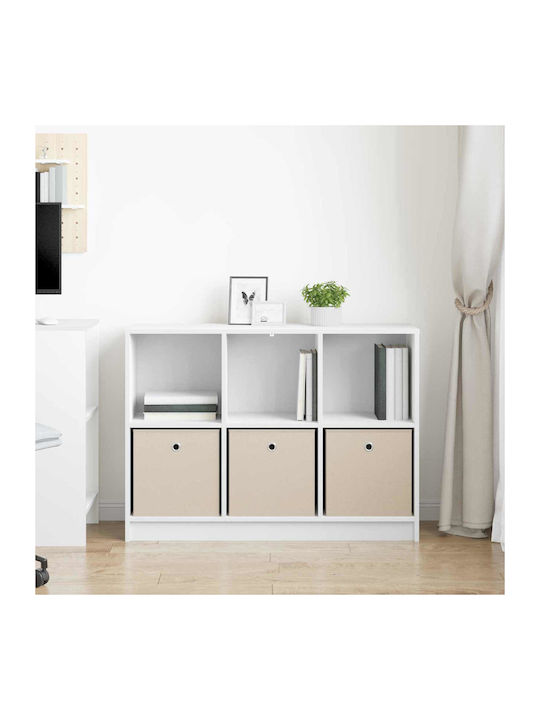 Wooden Storage Cabinet with 3 Drawers M102xW32xH73.5cm