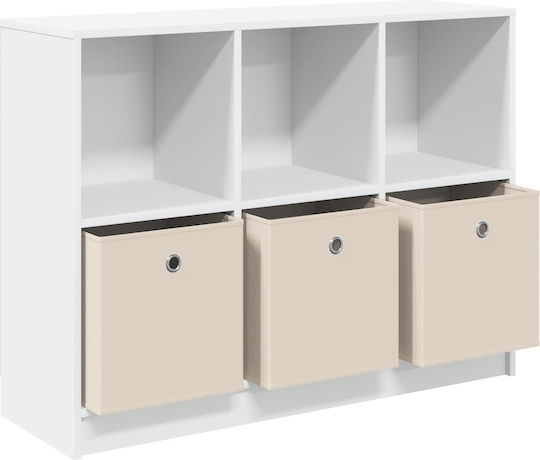 Dulap De Depozitare Din Lemn Cu 3 Sertare L102xL32xH73.5cm