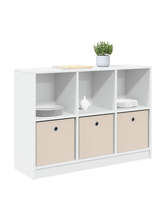 Wooden Storage Cabinet with 3 Drawers M102xW32xH73.5cm