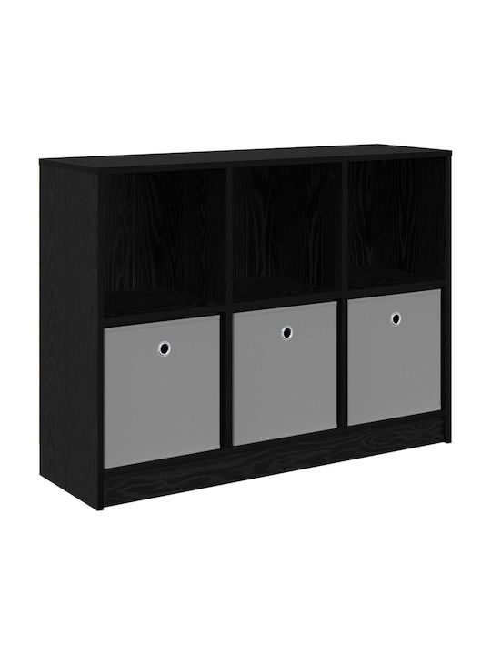 Wooden Storage Cabinet with 3 Drawers M102xW32xH73.5cm